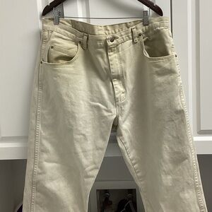 Wrangler Men's Tan Relaxed Jeans